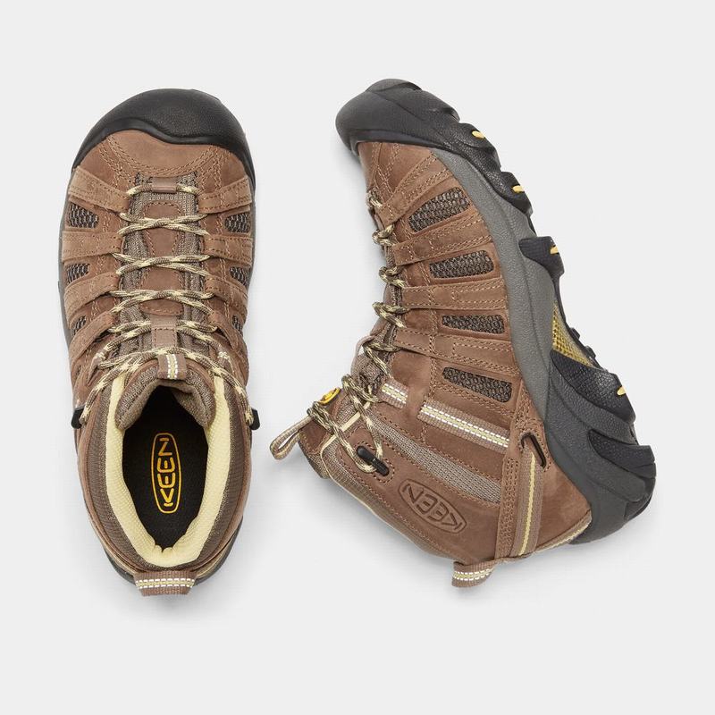 Keen Voyageur Mid - Kadın Trekking Bot - Kahverengi - Turkey (680195EWB)